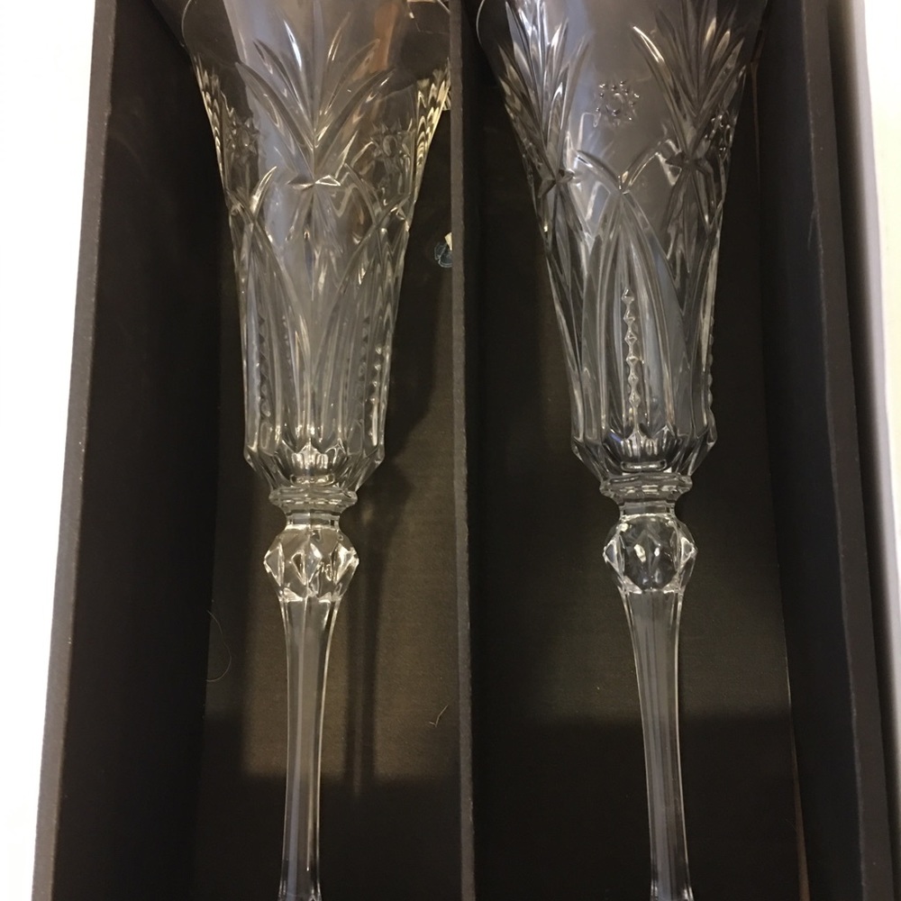 New JG Durant Crystal wine glasses